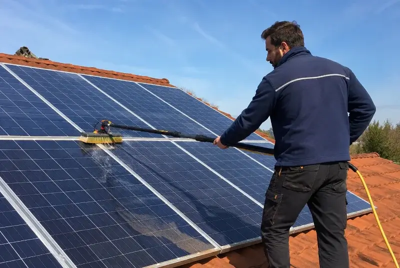 Nettoyage et entretien de panneaux solaires à Donneville